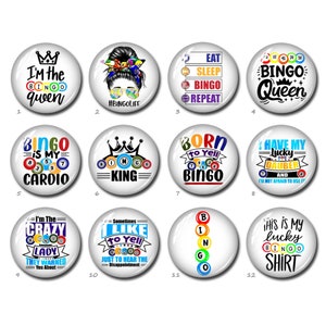 Cabujón de bingo, imagen de cita de bingo, cúpula de vidrio ovalada redonda con forma de lágrima, cuentas de 10 mm, 12 mm, 14 mm, 16 mm, 20 mm, 25 mm, 40 mm, 10 x 14 mm, 13 x 18 mm, 20 x 30 mm (FJ2257)