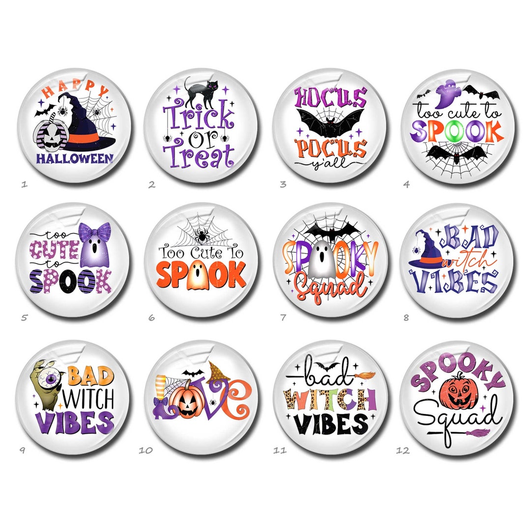 64 Stück Halloween Perlen Set - Silikonperlen Trick Or Treat Basteln