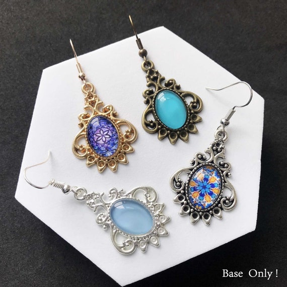 Gold Plated Blossom Dome Earring Set Sakura - Amsterdam