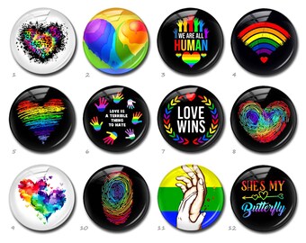 Cabujón de orgullo arcoíris, cúpula de cristal con imagen LGBTQ, camafeo con imagen del orgullo gay, dijes de 10 mm, 12 mm, 14 mm, 16 mm, 18 mm, 20 mm, 25 mm, 30 mm, 35 mm y 40 mm (FJ3729)