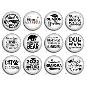 Selige Oma Cabochon Bild Rund/ Oval/ Träne Glaskuppel, 10 mm 12 mm 25 mm 40 mm 10 x 14 mm 13 x 18 mm 20 x 30 mm DIY Photo Beads (FJ2052）