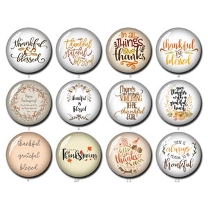 Dankbar & gesegnet Cabochon,Thanksgiving Zitat Bild Glaskuppel 10mm 12mm 14mm 16mm 18mm 20mm 25mm 30mm 35mm 40mm Fotoschmuck (FJ1062)