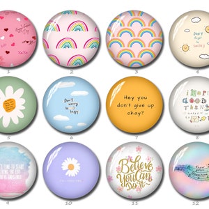 Inspirerende regenboog cabochon, quote drukknop, 10 mm 12 mm 14 mm 16 mm 18 mm 20 mm 25 mm 30 mm 35 mm 40 mm statement afbeelding glazen koepel (FJ935）