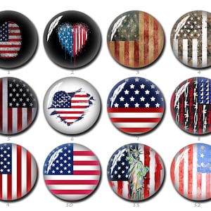 America Flag Glass Cabochon,USA National Flag Glass Snap ButtonPatriotic ,Patriotic USA Flag Glass ,4th of July imgae glass dome (FJ961)