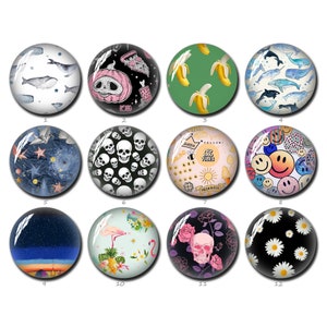 Crâne d’Halloween cabochon,Image baleine dôme en verre 10mm 12mm 14mm 16mm 18mm 20mm 25mm 30mm 35mm 40mm Déclaration Photo Bijoux (FJ985)