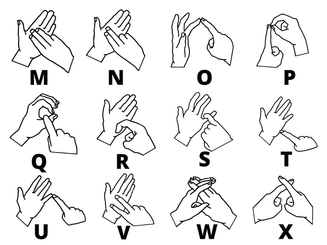 Bsl Alphabet British Sign Language British Sign Language Alphabet Bsl Alphabet British Sign Language British Sign Language Alphabet