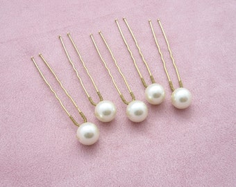 ivory pearl hair pins , bride hairpins , wedding hair pins , set of 5 hair pins , pearls haircomb , bride or bridesmaid hair accessories