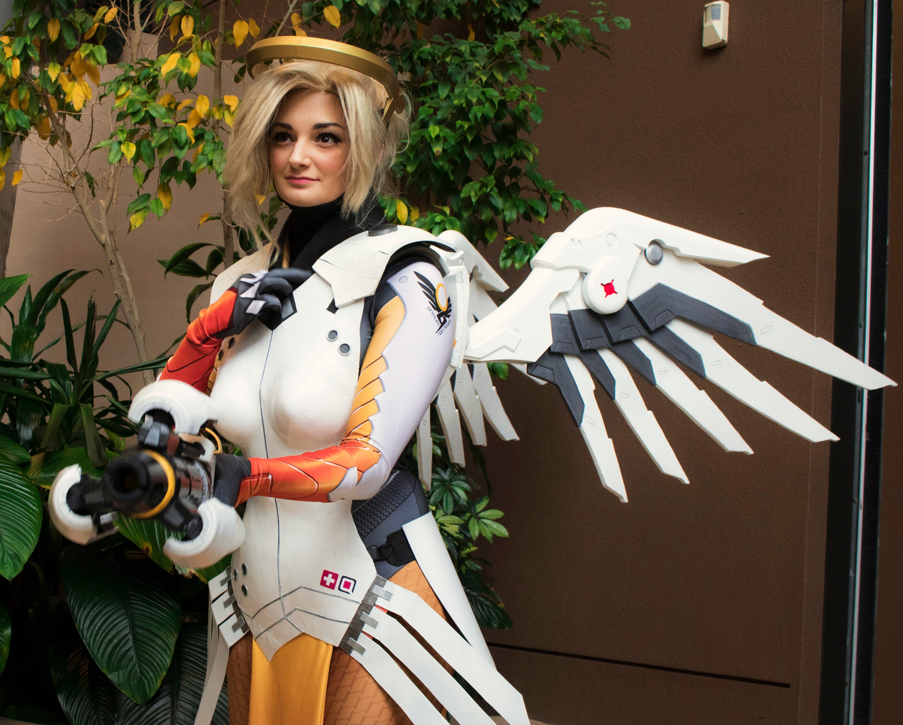 African american mercy cosplay
