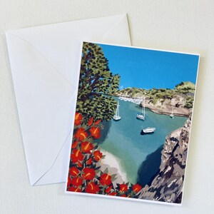 Tarjeta de felicitación mediterránea