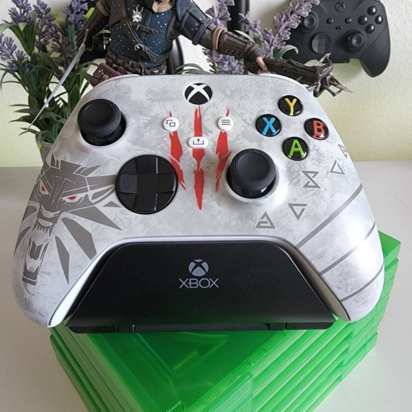 Custom Witcher 3 Wild Hunt Themed Controller for Xbox