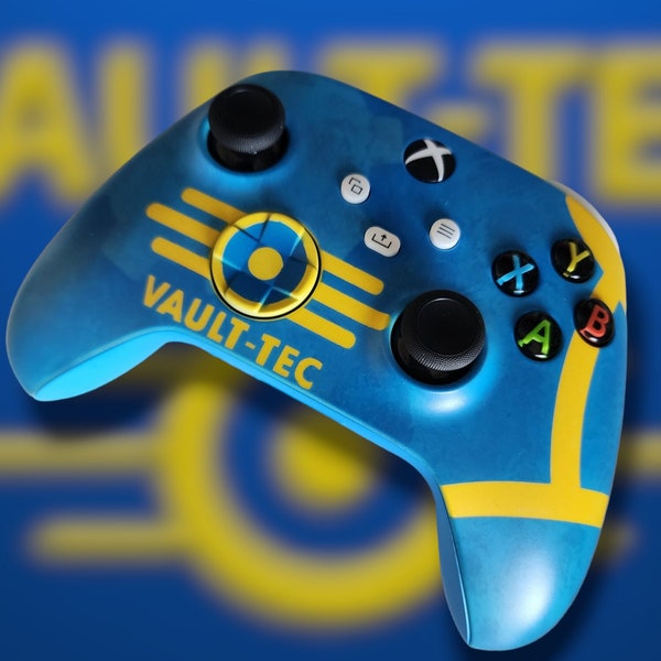 Custom Painted Vault-Tec Controller (Xbox)