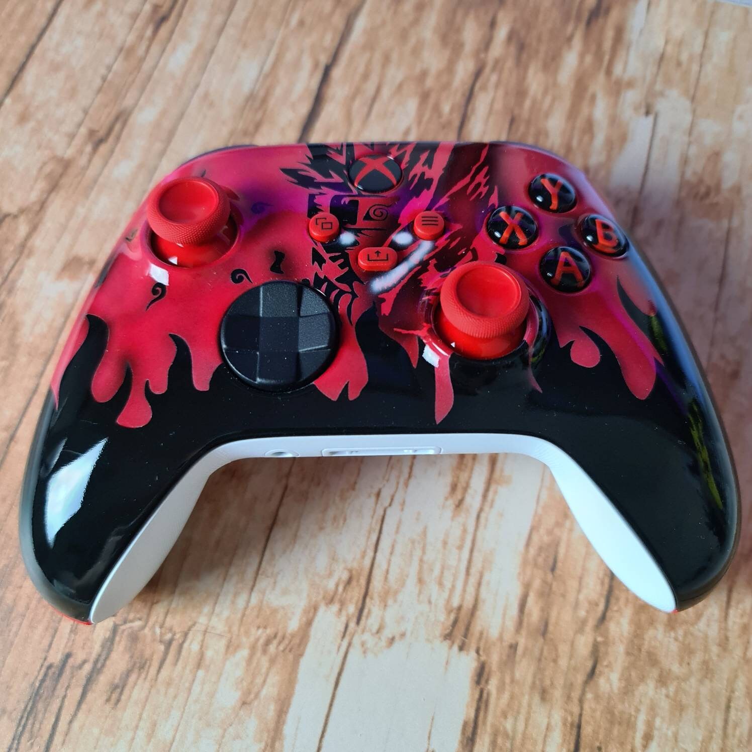 Custom Painted Naruto Themed Controller Naruto X Kurama xbox Etsy