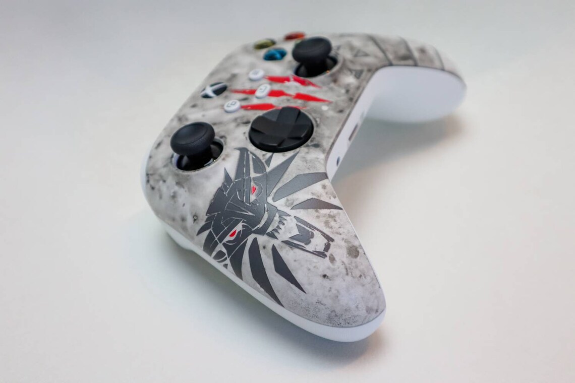 Custom Witcher 3 Wild Hunt Themed Controller Xbox One Xbox | Etsy