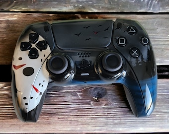 Custom Painted Friday the 13th Themed Controller