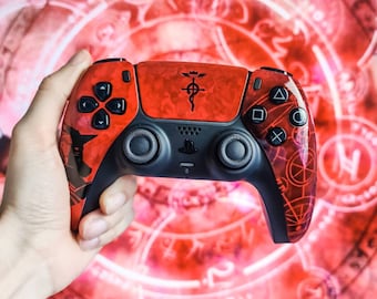 Custom Painted Fullmetal Alchemist Anime Themed Controller