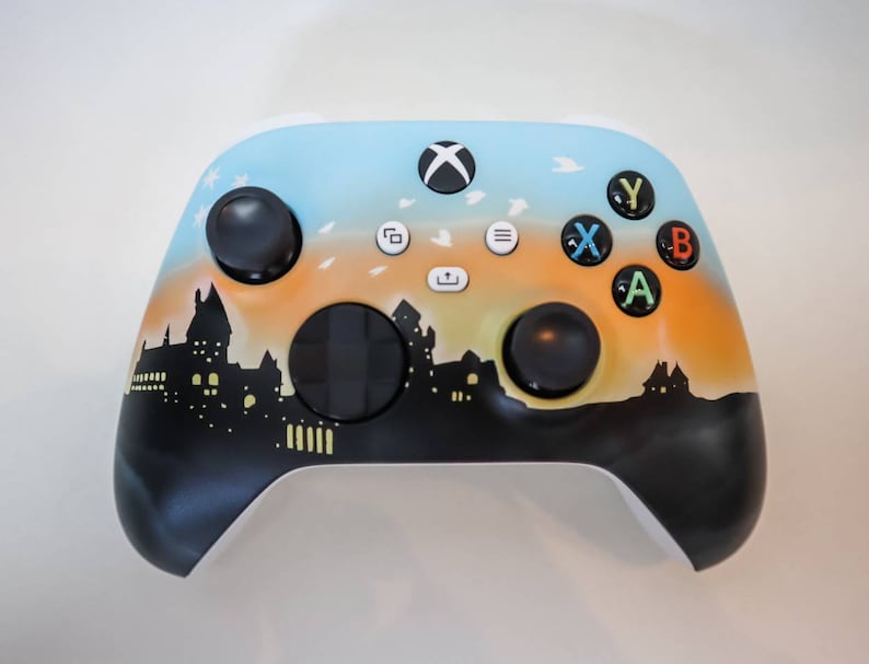Custom Harry Potter Themed Hogwarts Controller Xbox One Xbox Etsy
