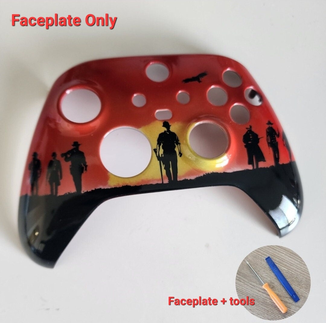 Custom Painted Controller Western Sunset RDR2 Themed for 