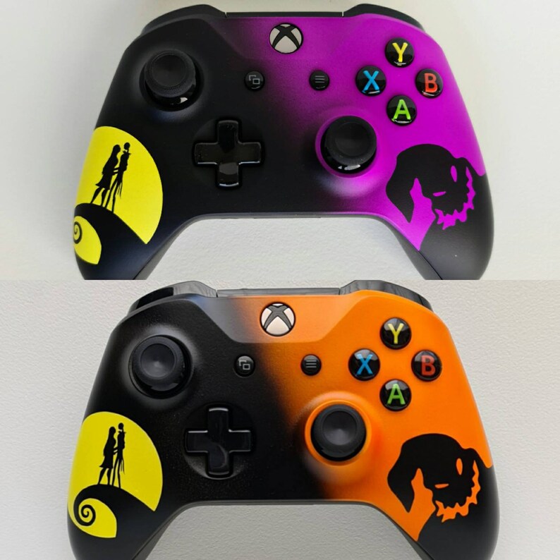 Nightmare Before Christmas Themed Controller Xbox One Etsy