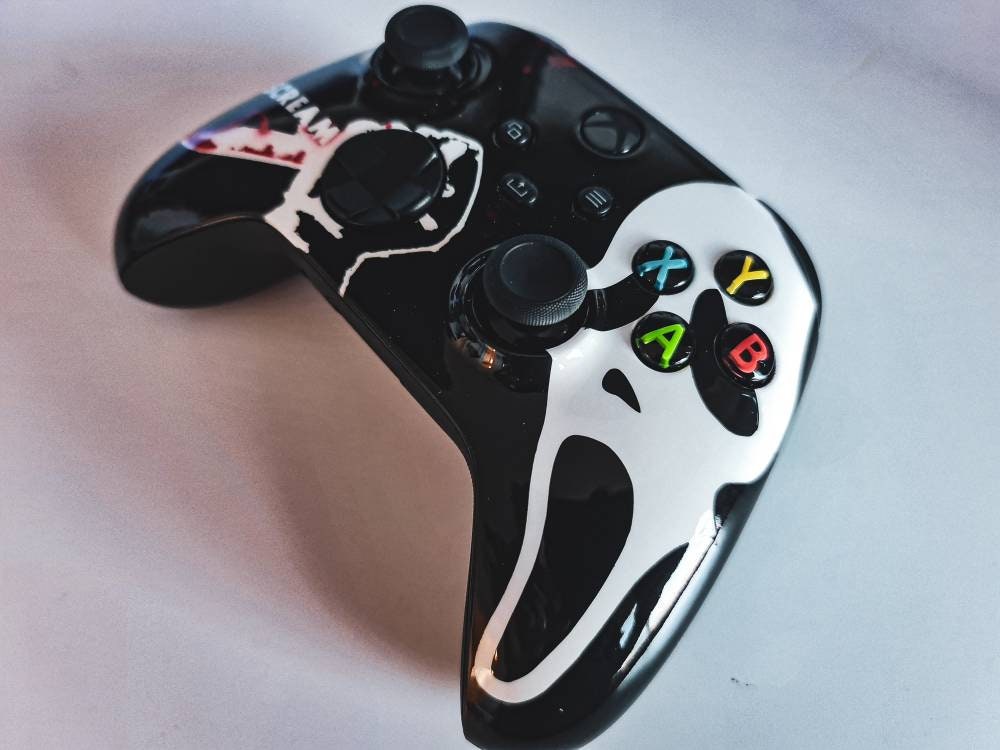 Custom Painted Scream Themed Controller xbox Etsy