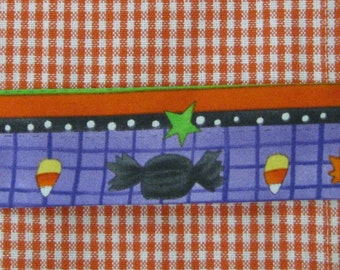 Trick Or Treat Tea TowelHalloweenCandy CornHousewarming GiftKitchen DecorPersonalizedSoft Absorbent