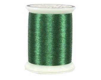Green  Metallic Thread-Superior Metallic #024 Green Apple-embroidery thread