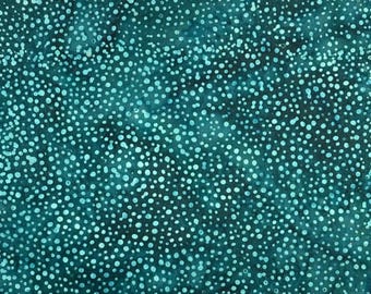Tela batik de algodón con lunares de jade, verde viridiano, por media yarda, cortes continuos, decoración del hogar, acolchado, costura y suministros para manualidades.