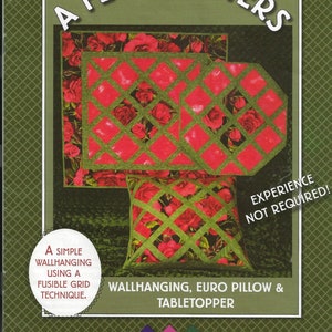 On point quilt Pattern with Quilters grid , A few Pointers Pattern, Crooked Nickel Quilt Design, Free Shipping