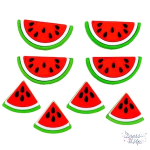 Watermelon Button Pack,  Shelly&#39;s ,Add a fresh touch to sewing, wood craft, embroidery,Junk Journals, Scrap booking,craft embellishment