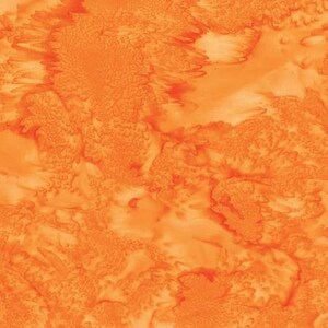 Orange Aquarell Batik Baumwollstoff, Hoffman Stoff, Meterware, Kontinuierliche Schnitte, Wohnkultur, Quilten, Nähen, Bastelbedarf