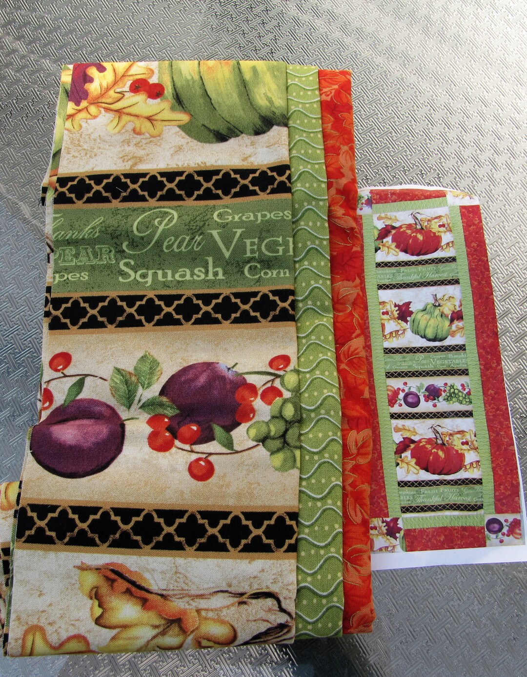 Autumn Table Runner Kit With Fabric, Quick and Easy to Make, Kit ...