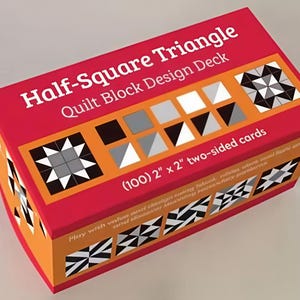 Quiltblokontwerpdeck halfvierkante driehoek, quiltcadeau