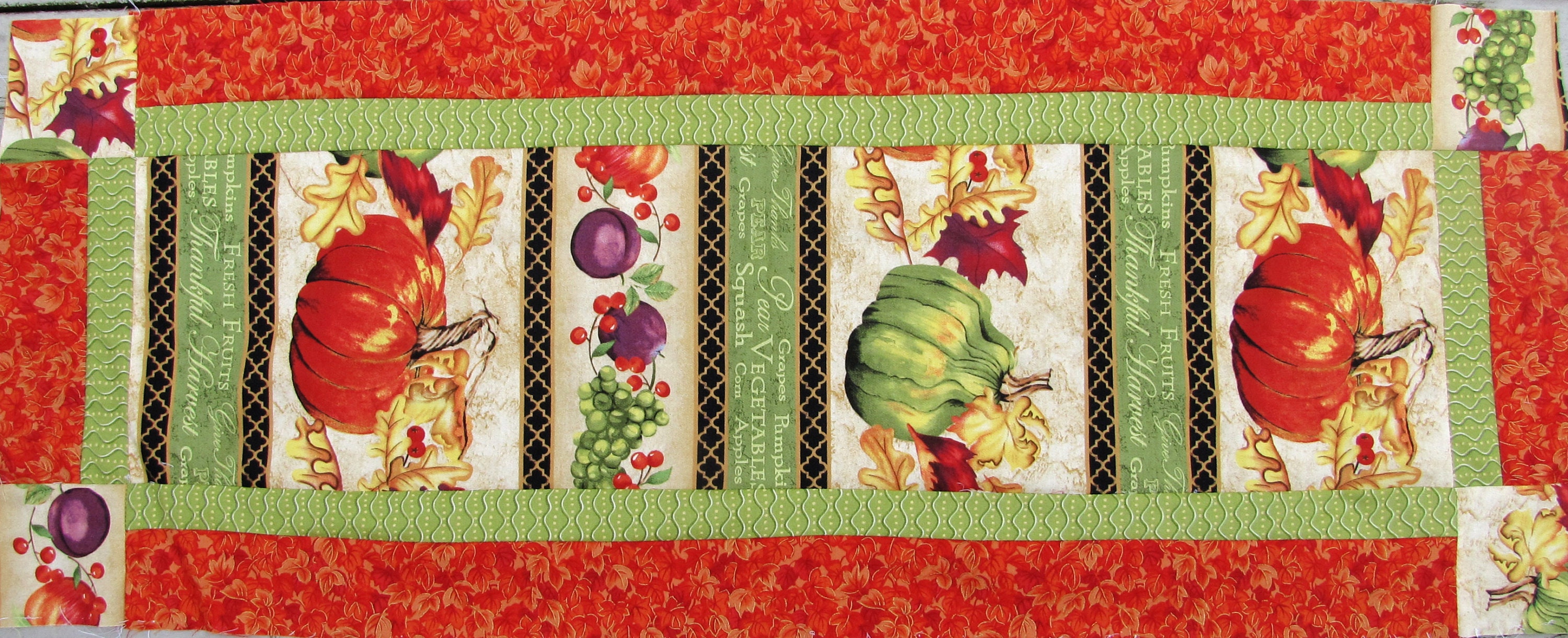 Autumn Table Runner Kit With Fabric, Quick and Easy to Make, Kit ...