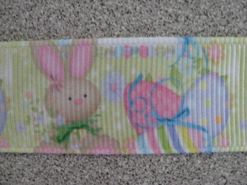 78 inch Bunny Ribbon Easter, Grosgrain Ribbon