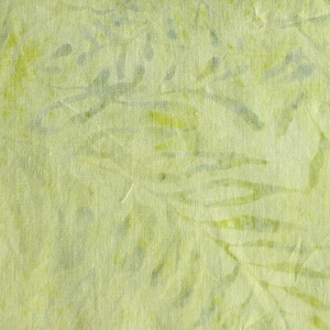 Lime Green Fern Batik Cotton Fabric , Island Batik ,by the HALF YARD ,Continuous Cuts, Home Decor ,Quilting , sewing, crafting supplies