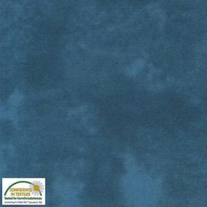 Horizon Blue Mottled Cotton Fabric,Marble- Stof   Quilters Shadow- by the Half Yard-Quilting ,Sewing , Home Decor, Blender ,Continuous Cuts