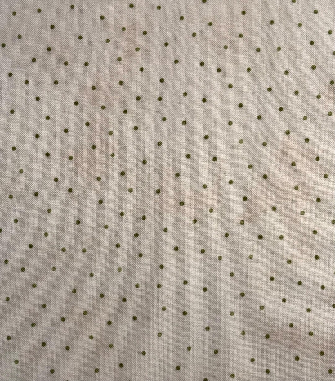 Green Pin Dot Cotton Fabric, Maywood Fabric, Tea Dye, by the HALF YARD ...