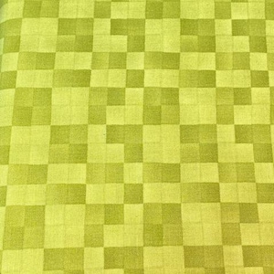 Bright Green Geometric Fabric,  by the yard- Modern- Moda
