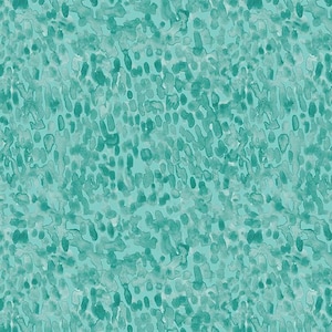 Tessuto di cotone color verde acqua ad acquerello di Wilmington Prints, al MEZZO YARD - Tagli continui, arredamento per la casa, trapuntatura, cucito, forniture per l&#39;artigianato