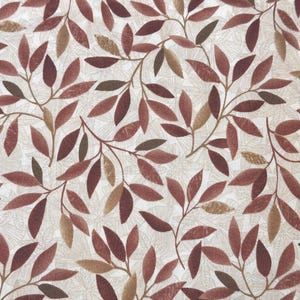 Brown Leaf Cotton fabric , Timeless Treasure, Vine leaves, by the HALF YARD, Home Decor ,Quilting , sewing, crafting Continuous Cuts