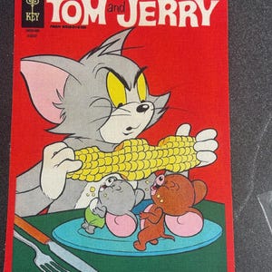 Tom und Jerry Art Fabric Panel, Design vorgedruckt - 6 "x 8"