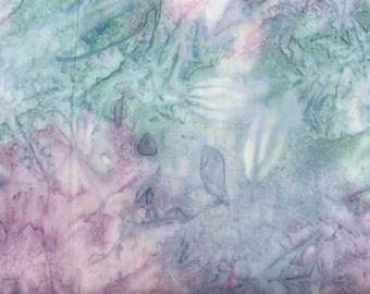 Tela de algodón batik azul pátina - Robert Kaufman, por MEDIA YARDA, decoración del hogar, acolchado, costura, manualidades, cortes continuos,