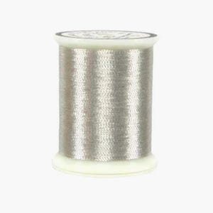Silver Metallic Thread-Superior Metallic Thread 500yds Silver-embroidery thread