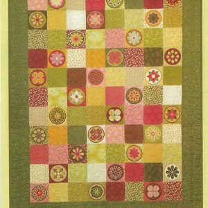 Dots and Daisies Blomquilt Maskinbroderi-CD av Smith Street Designs - Applikationsprojekt ingår - FRI FRAKT