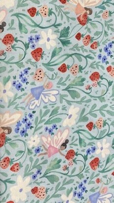 Sky Blue Fairy's and Strawberries, Fairy Forest by Dear