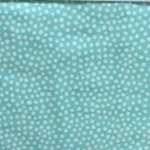 Turquoise Dot Cotton fabric , Twirl, Moda by the half yard,Continuous Cuts, Home Decor ,Quilting , sewing, crafting supplies