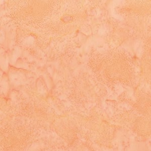 Melon Batik Cotton Fabric- Lava Orange, Anthology ,Watercolor Batik by the HALF YARD,Continuous Cuts, Home Decor ,Quilting , Sewing,