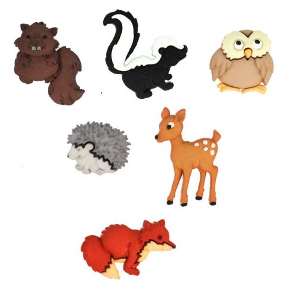 Adorable Animal Button Pack for Crafting and Sewing Projects  ,Dress it up