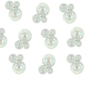 Bubble Flat Back Pack, Clusters of 3 ,-Junk journal- Sewing- Scrap booking