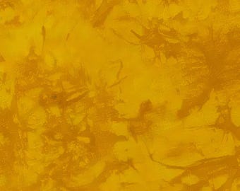 Orange melierter Baumwollstoff, 100% Polyester, Tonale Textur, Quilten, 50er, 50er