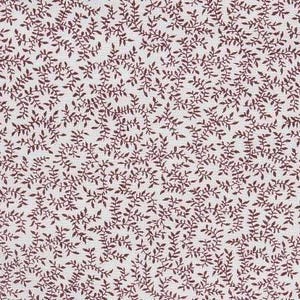 Red Floral Cotton Fabric, Cream and Red , Riley Blake Designs , by the HALF YARD ,Home Decor ,Quilting , sewing, crafting Continuous Cuts,